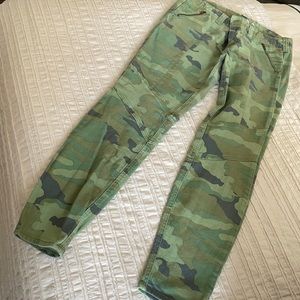 J Crew Factory Camo print stretch Jean